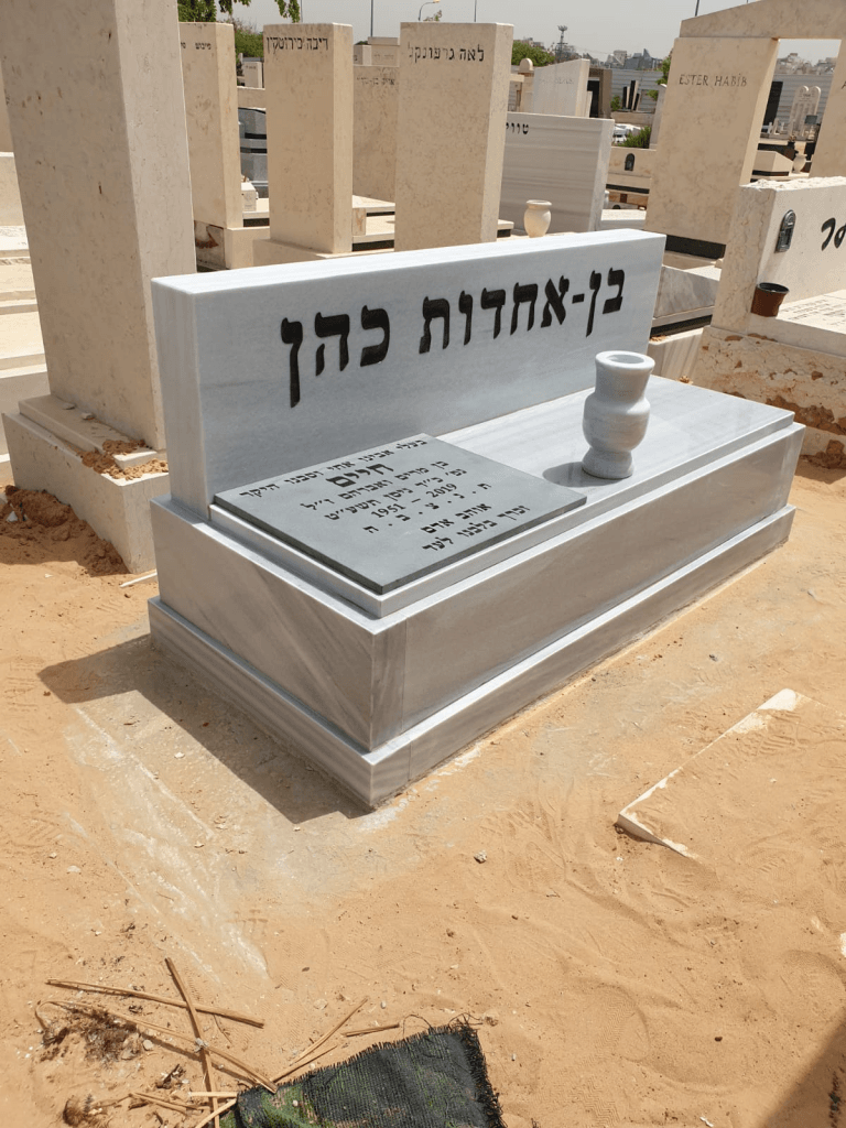 ראשי 7 כיתוב על מצבה